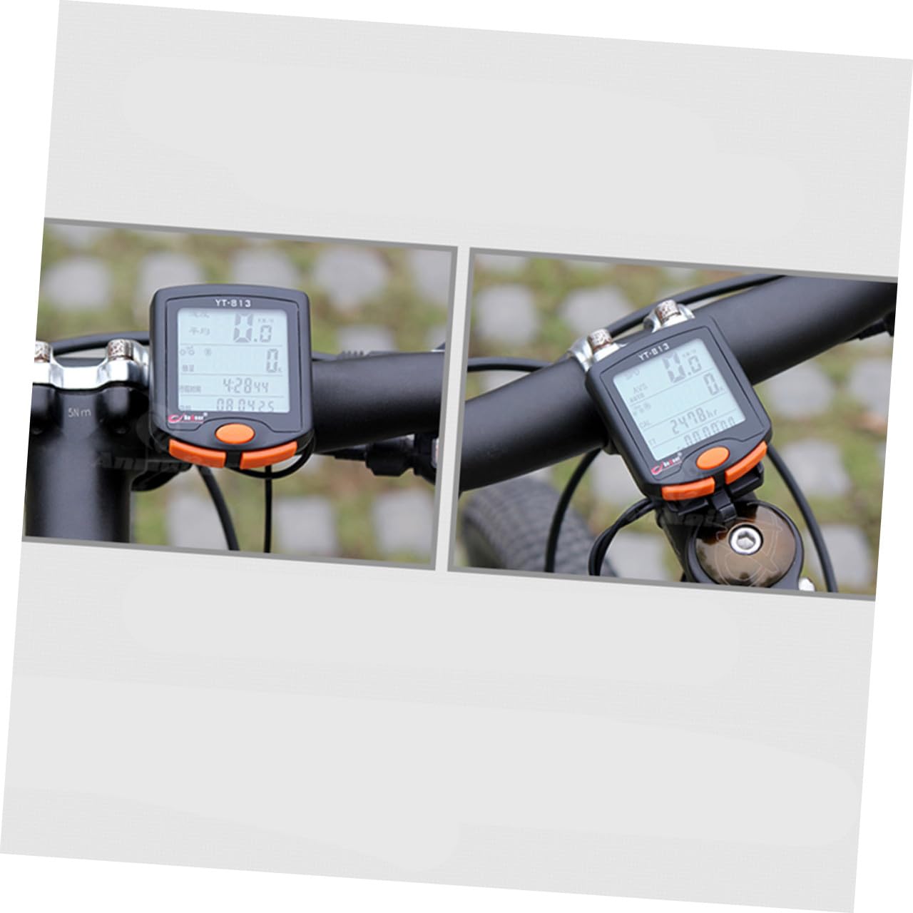 TOYANDONA Computer Da Bicicletta Contachilometri Tachimetro Retroilluminazione Allarme Velocità e Cronometro Display Codici Sicurezza Orologio Calendario Misura Calorie Pedalata