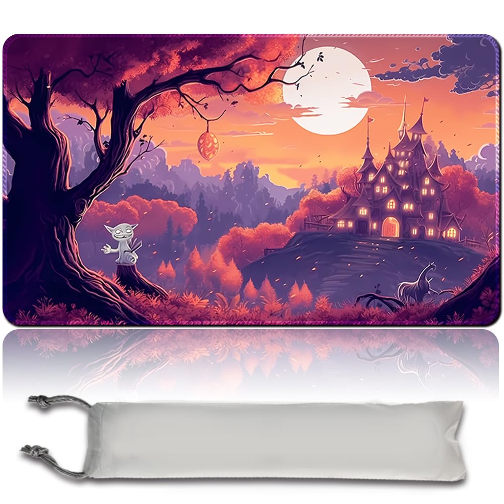 Board Game MTG Playmat + Free Waterproof Bag, Stitched Edges, Smooth Rubber Surface, MTG PlayMat with Zones (An Original Playmat) — image 1