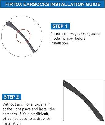 Replacement Earsocks for Oakley Quarter Jacket OO9200 Sunglass