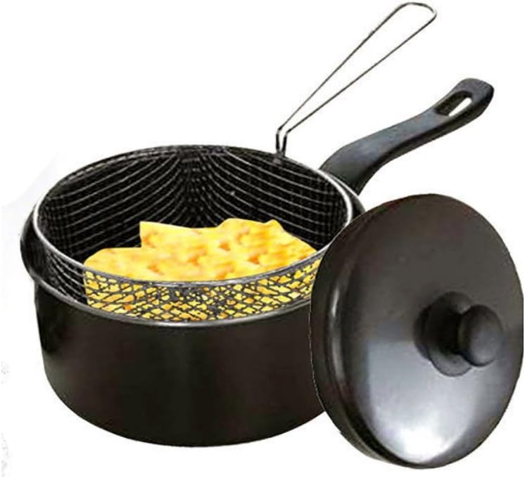 20cm Chip Pan with Lid & Wire Basket by Prima Amazon.co.uk Home