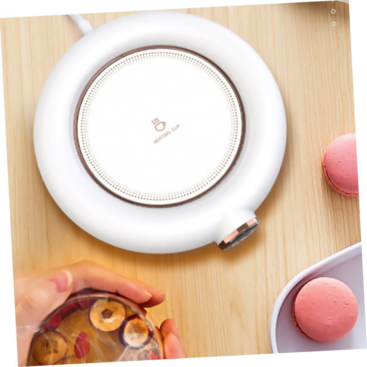 Uonlytech 1pezzi Scalda Tazze Isolanti Scalda Tazze da Latte da Tè Cuscinetto Pratico Sottobicchiere