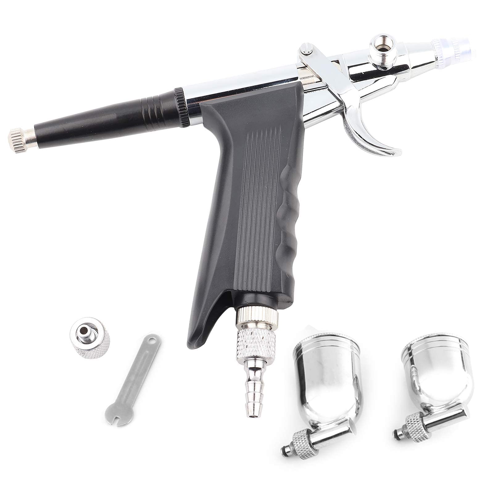 Kit aerografo multiuso per spruzzatore di vernice con aerografo per grilletto per pistola a spruzzo con 2 tazze per pittura artistica
