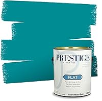 Vista 247 de Prestige Paints. - Base y pintura para exteriores en un solo galón, 1 galón. plano, comparable con Sherwin Williams Topsail.