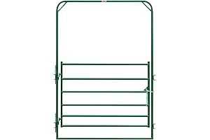 Behlen Country Gate: 6' x 9' Green Arch Gate for Promo Panel