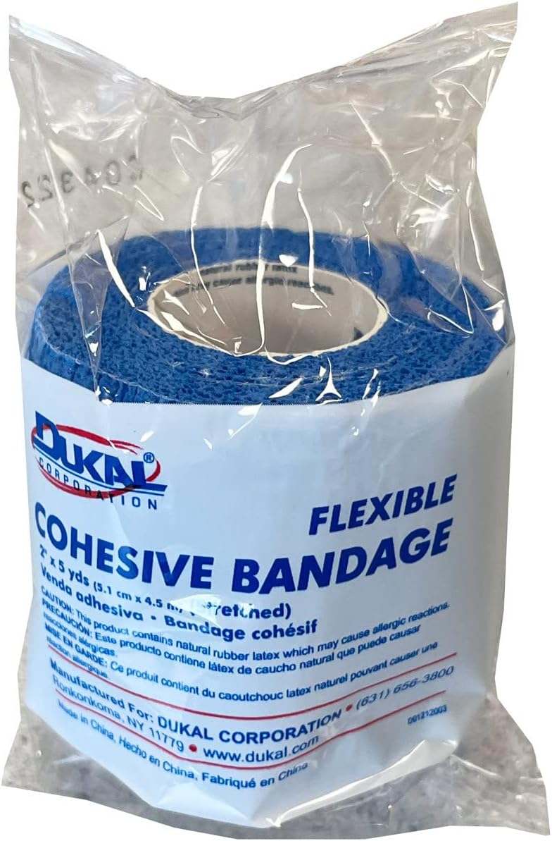 2 inch x 5yds Cohesive Wrap - Blue