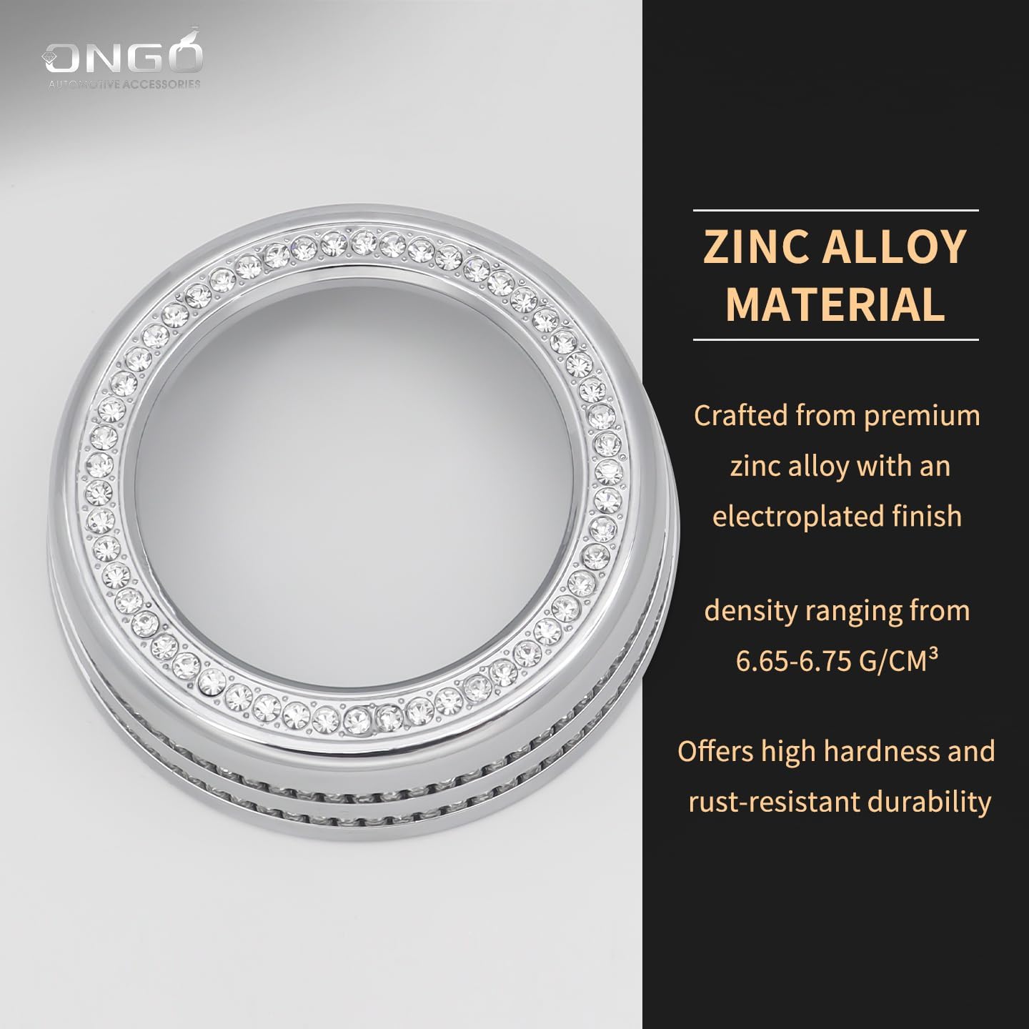 for Nautilus Interior Bling Trim Crystal Diamond Preciosa Czech Crystal Bling Interior Decoration Set (Nautilus Central Control Knob)