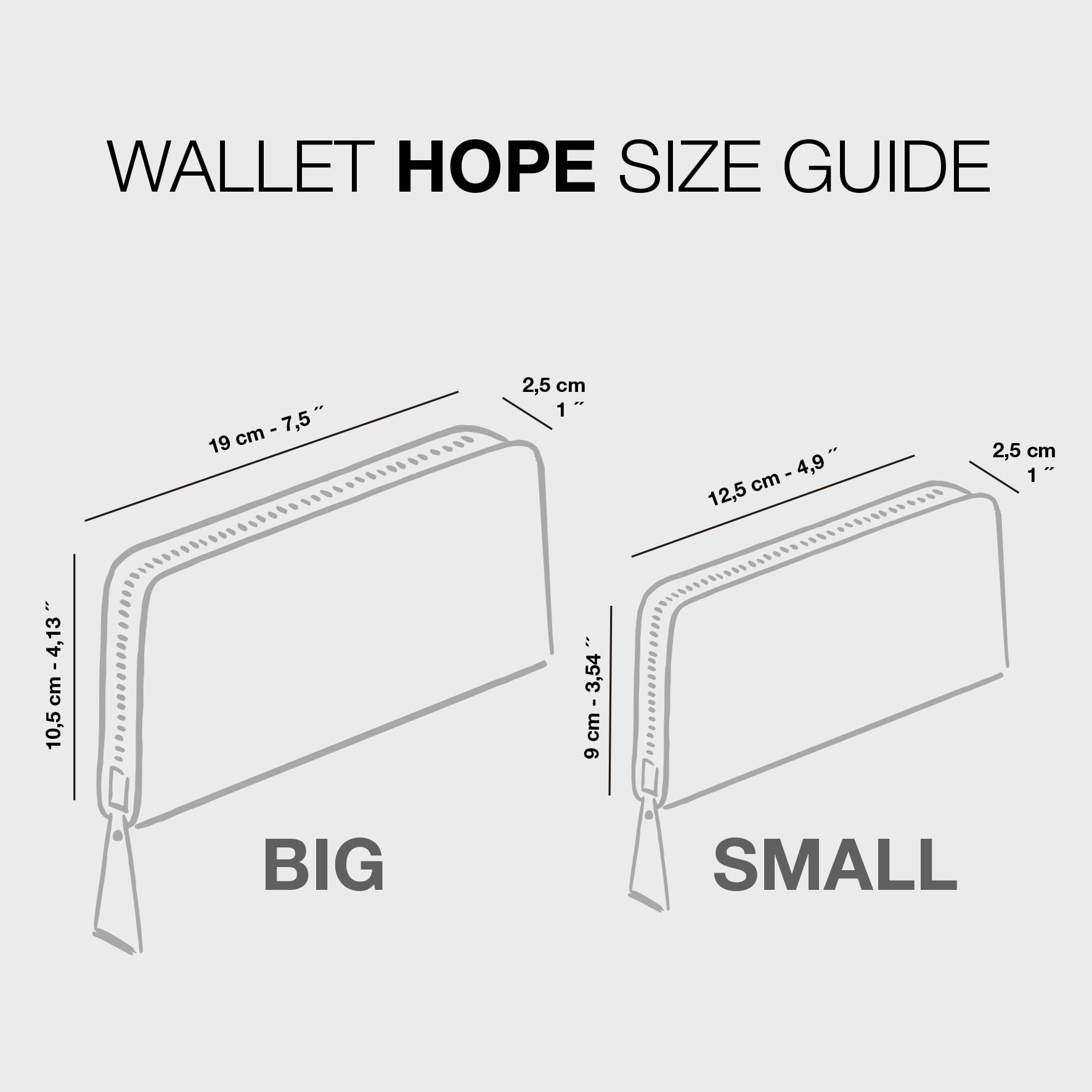 CRUSH - Billetera de piel hecha a mano para mujeres. Monedero de piel suave. Hope.