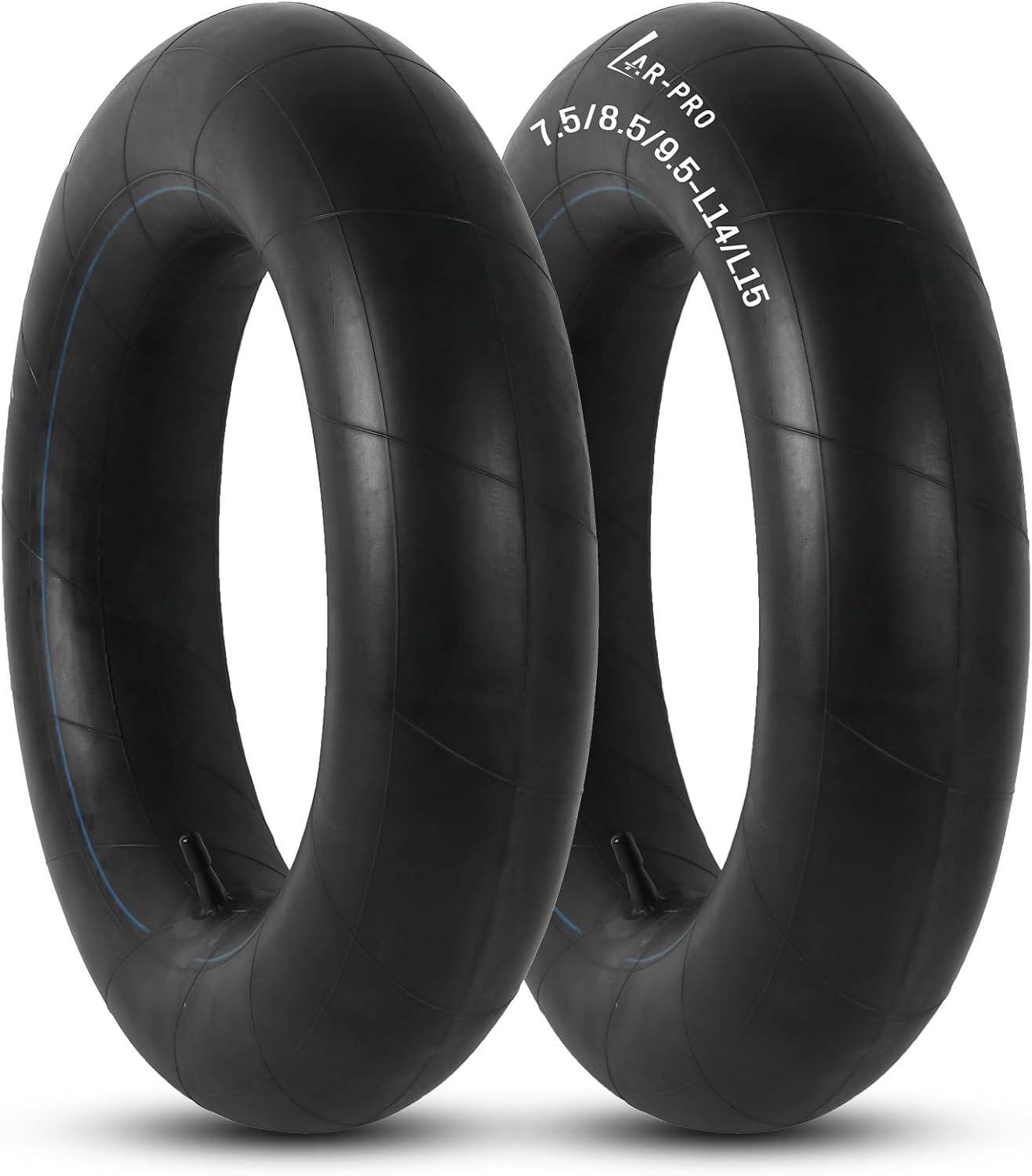 AR-PRO 7.5/8.5/9.5-L14/L15 Heavy Duty Tractor & Implement Inner Tube with TR15 Valve Stem – Premium Butyl Rubber Multi-Fit Tire Tube – 2 Pack