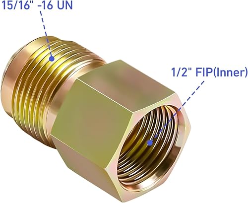 Miniatura 5 de Solimeta Kit de línea de gas flexible de 48 pulgadas para secadora, estufa, kit de conector de electrodomésticos de gas, manguera de conector de gas