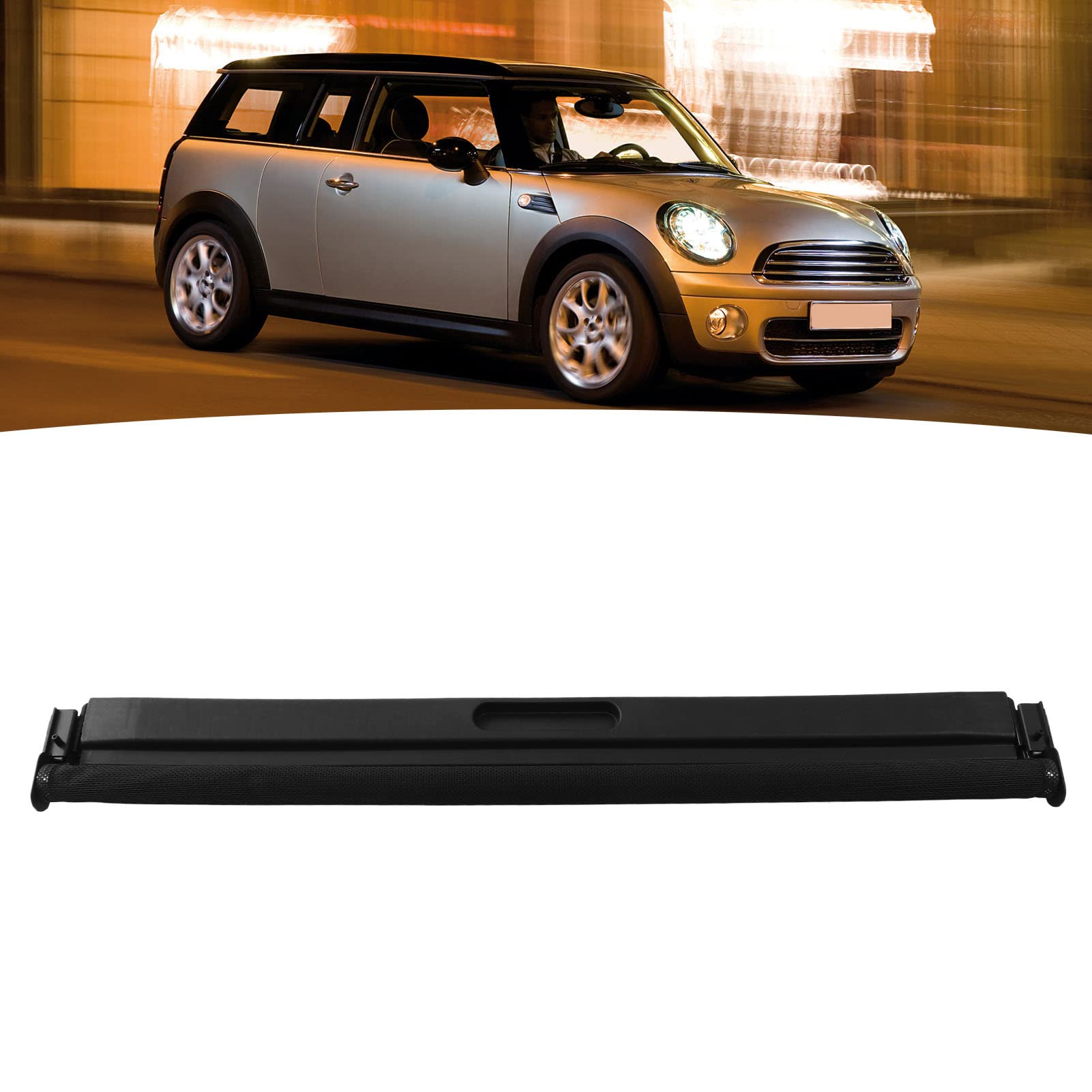 Couverture de Rideau de Toit Ouvrant, Rideau de Toit Ouvrant Arrière 54102755849 Ensemble de Couverture de Pare- Noir pour Cooper R55 R56 2007 à 2016