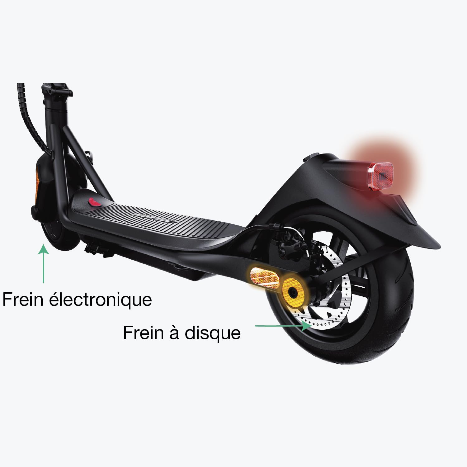 Trottinette Électrique SISIGAD - 500W, 32km Autonomie - Pliable 10 Pouces - Pour Adultes