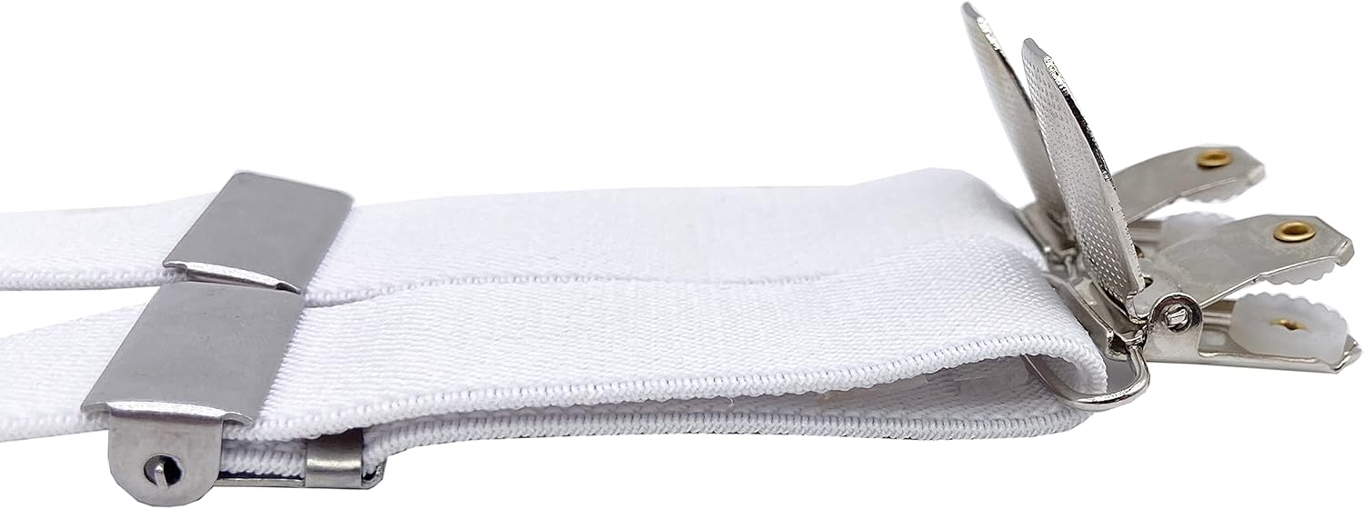 Elastic Suspenders for Women Thin Y Back 4 Clip Skinny Ladies Suspenders - Image 5