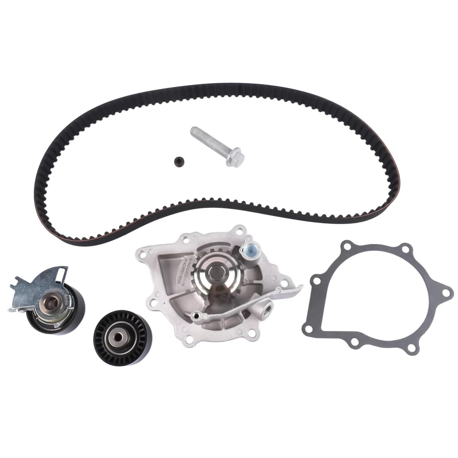 Compatible Con Ford Para Mondeo 2014 Para Kuga 2014 Para S-Max 2015 2016 2017 2018 Kit Correa Distribución AP02 Con Bomba Agua Repuesto 1609090980 Kit Distribucion Auto
