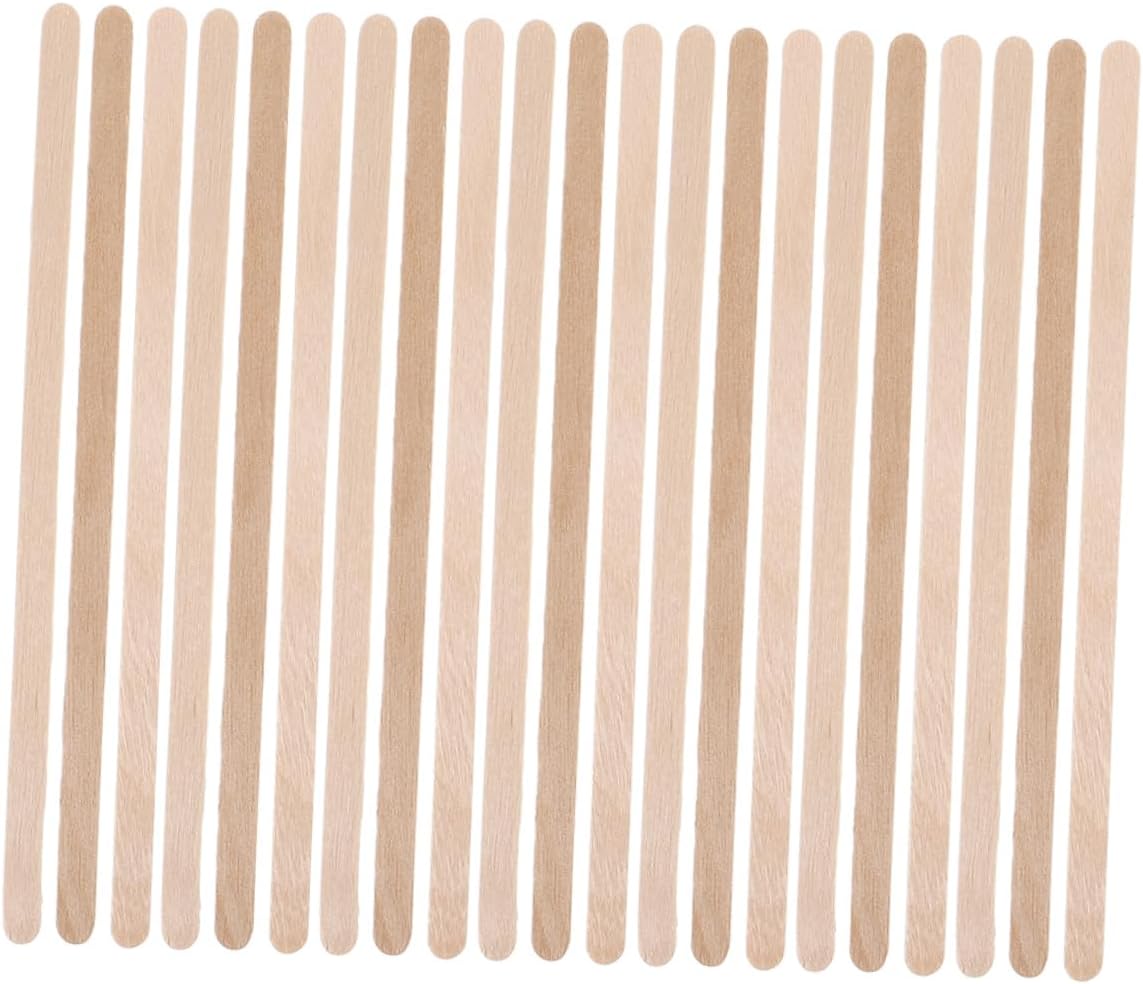 500 Pcs Biodegradable Wooden Drink Stirrers 14cm Coffee Mixers Disposable Espresso Stirrer Tools for Hot Beverages Tea Juice Craft Use