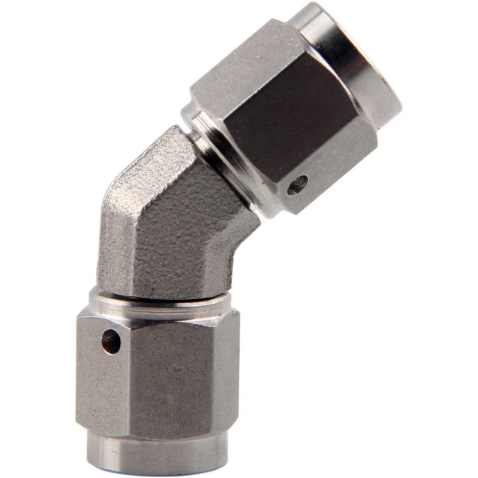 AN3 45 90 Degree Hose Stainless Steel Straight Brake Swivel PTFE Hose Ends Female Fitting Adapter Brake Lines Kit(AN3-AN3 45 Degree)