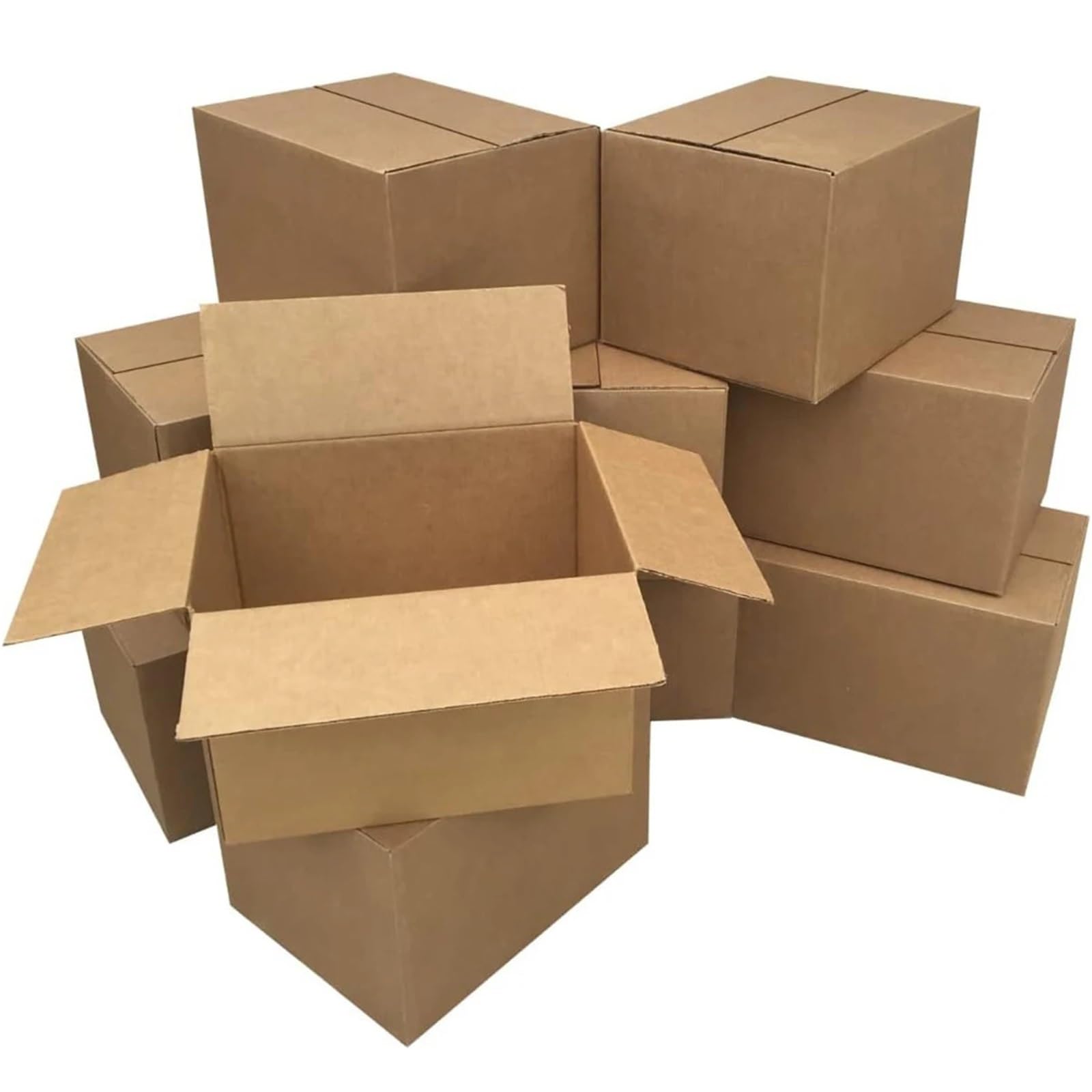 Versand Faltschachtel 5,7 x 3, 4,1 Zoll brauner Versandkarton aus Wellpappe | For den Versand kleiner Artikel(50pcs)