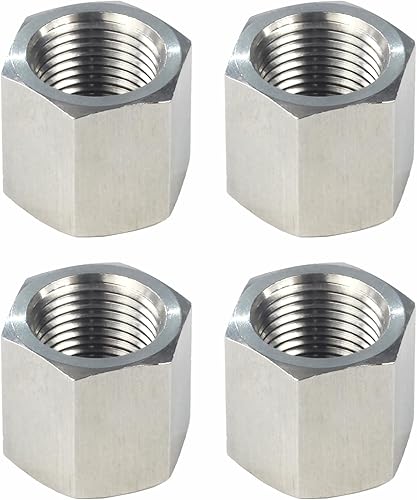 Miniatura 5 de HFS (R) Tapa de extremo 12" Npt hembra - Acero inoxidable 304 Montaje de tubería Cabeza hexagonal 1PC Paquete