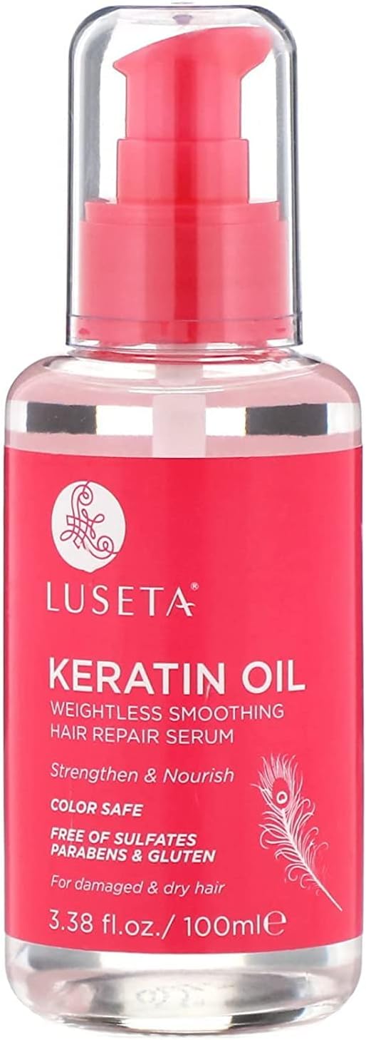 Keratin Oil Hair Repair Serum 3.38 oz