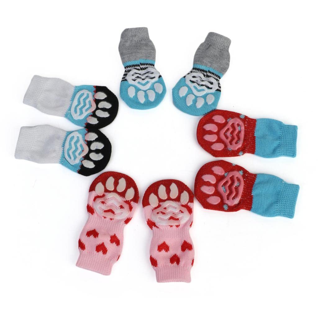SECRET DESIRE 4Pcs Pet Dog Socks Dog Floor Grip Socks Shoes Boots Non Slip Protector Socks L Red (B0CJMHG8K7) Amazon Price History, Amazon Price Tracker