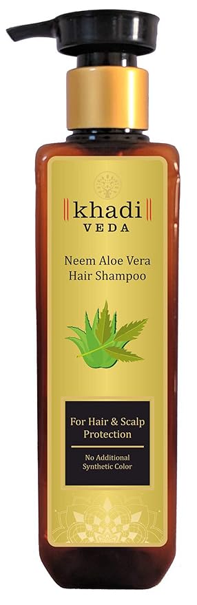 Khadi Veda Neem & Aloe Vera Hair Shampoo 200Ml Each (Pack Of 1)