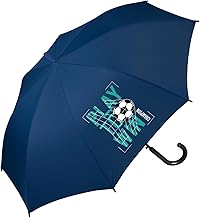 Automatic youth umbrella with various patterns and colours - Curved handle - Durable and quality umbrella- diameter 98 cm and 82 cm long