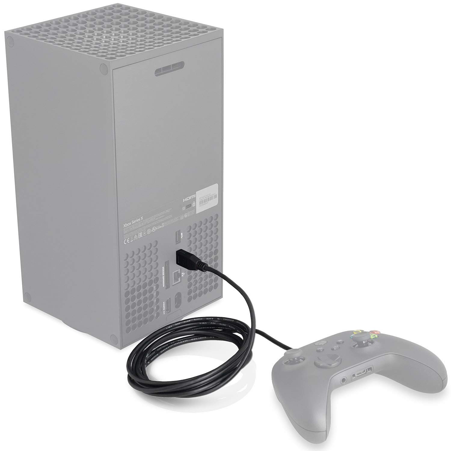 Wicked Chili Zestaw 2 kabli do ładowania PS5-3 m, przedłużacz USB-C - Kabel do szybkiego ładowania do PlayStation 5 Dualsense, Switch Pro, Xbox Series X, kabel do kontrolera Play & Charge (300 cm)