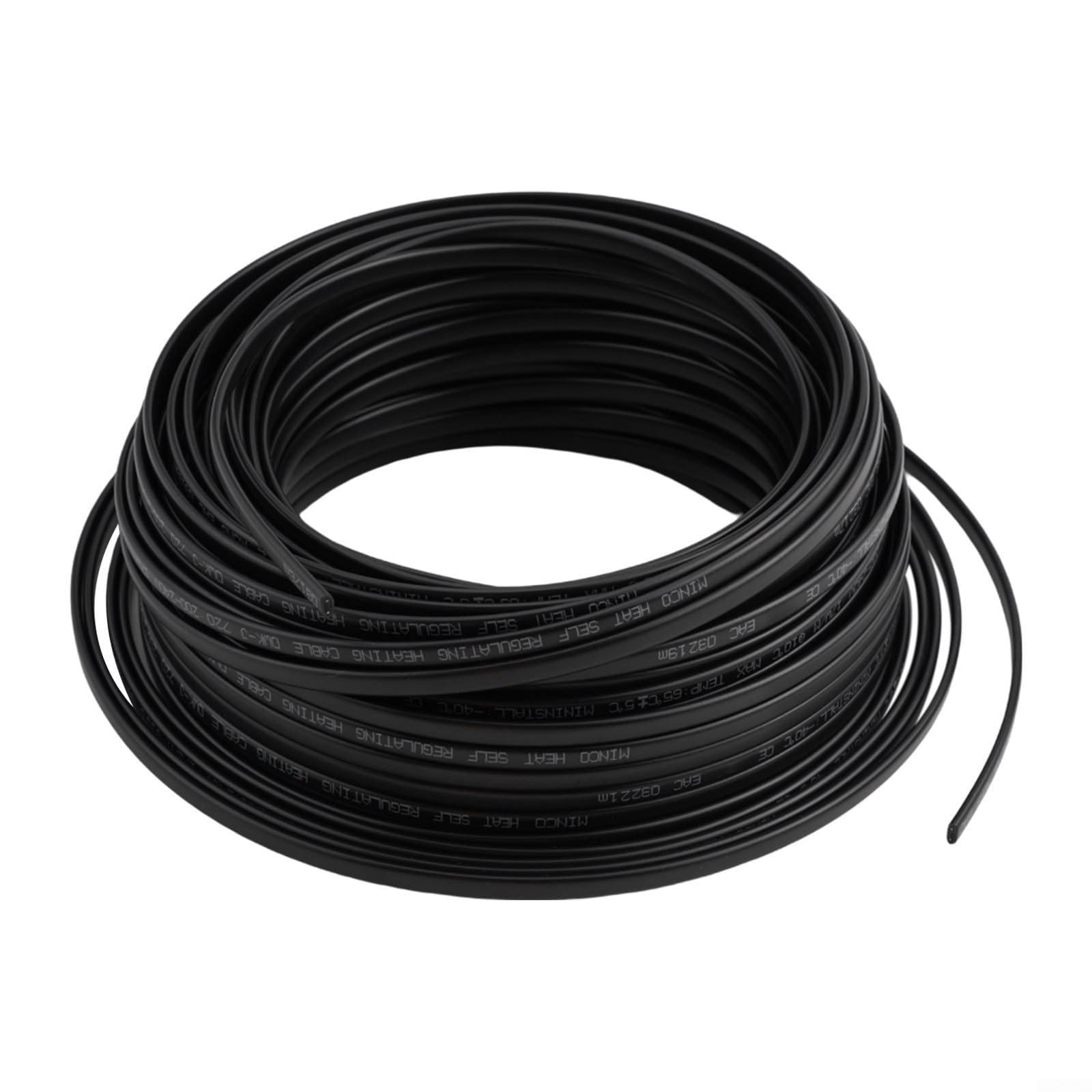Cable calefactor PTC para aplicaciones anticongelante, cable eléctrico de 220 V para tuberías y techos (50 m)
