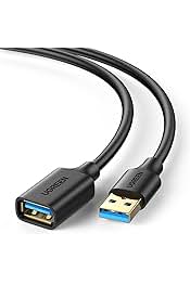 Ugreen USB 3.0 Uzatma Kablosu, 2 Metre, Siyah
