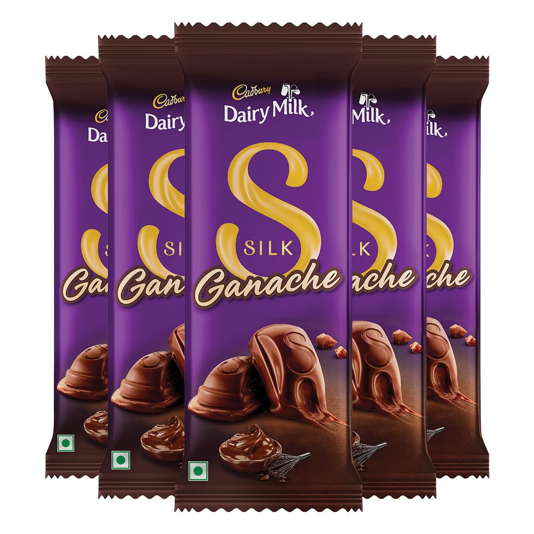 Dairy Milk Silk Ganache Chocolate Bars, 54 g (Pack of 5)