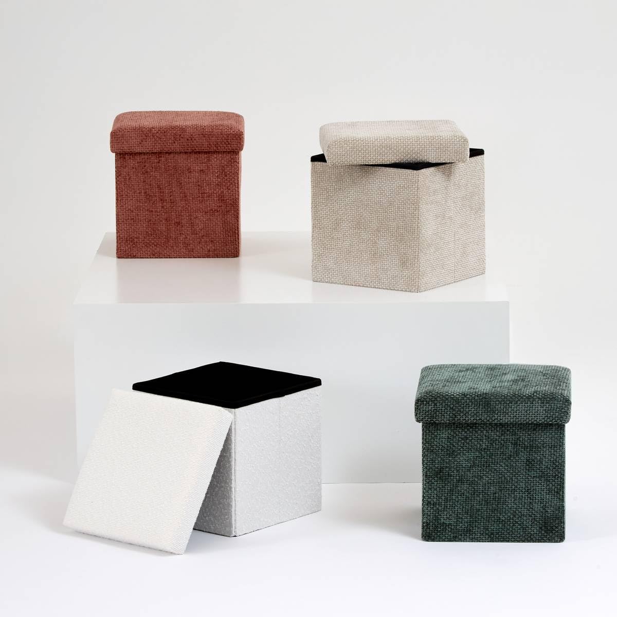 5five - pouf mix'n modul pliable 31x31cm terracotta