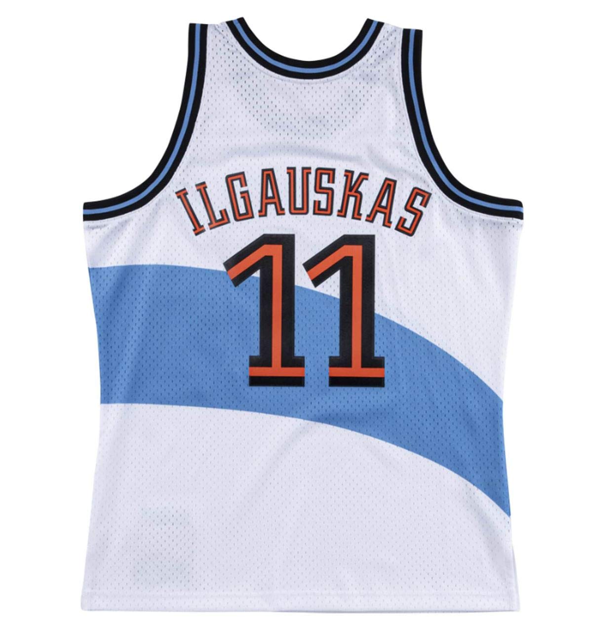 Mitchell & Ness Zydrunas Ilgauskas #11 Cleveland Cavaliers 1997-98 - Maglietta Swingman NBA, colore: Bianco