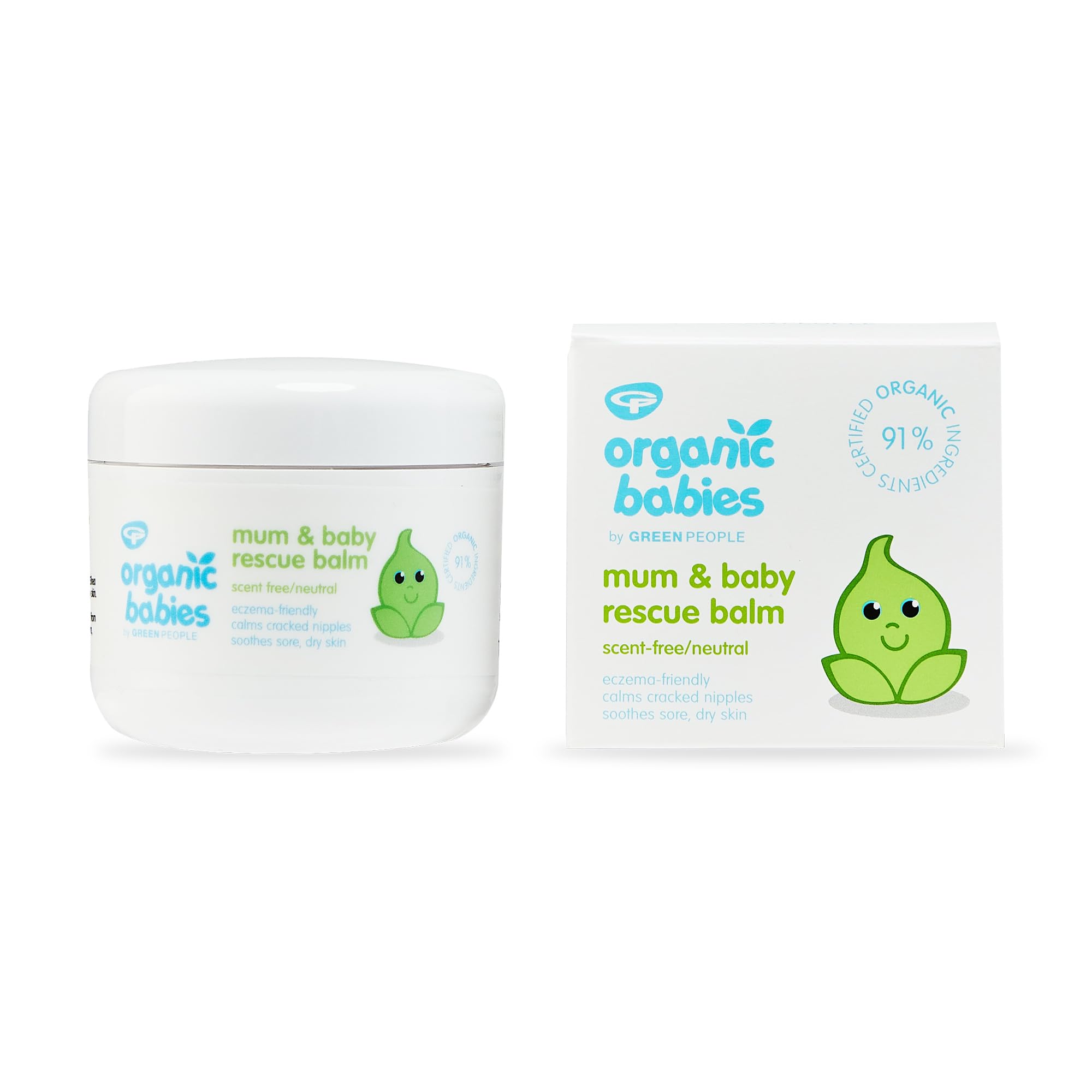 Green People Baume maman et bébé biologique sans parfum 100 ml