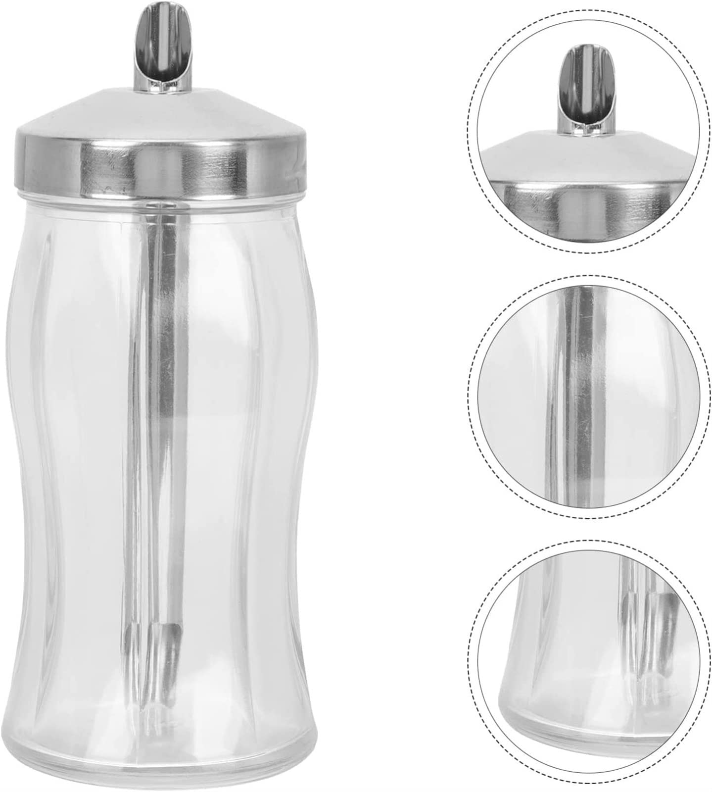 Gewürztopf, Gewürzglas, Gewürzglas, Gewürzbox, Gewürzdosen, Vorratsbehälter, Menageständer, Gewürzschüssel aus Glas, Badesalz-Aufbewahrungskanister, 240 ml