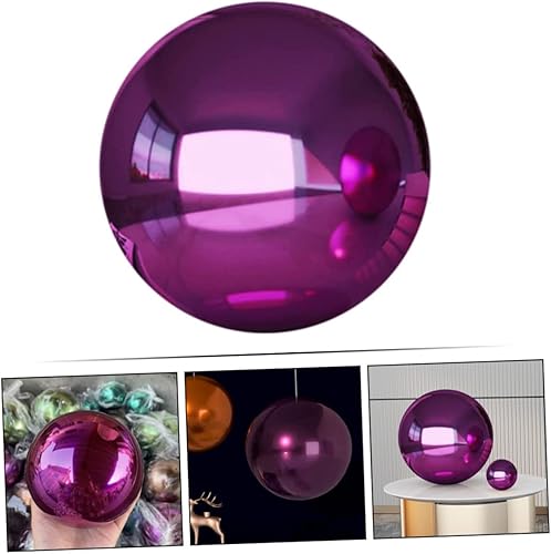Miniatura 3 de Globo reflectante de acero inoxidable con acabado de espejo brillante, decoración de jardín, esfera de metal resistente a la intemperie para