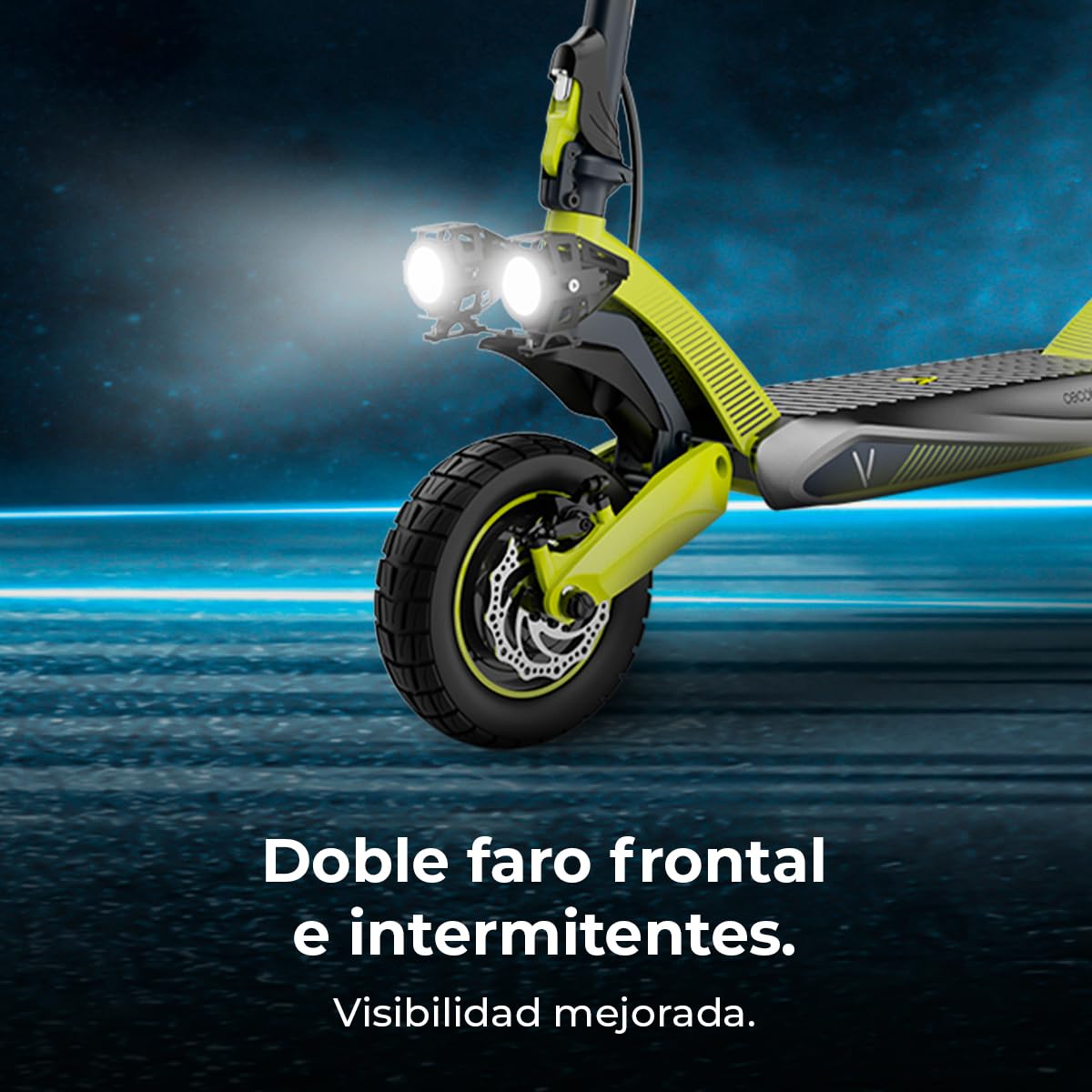 Cecotec Patinetes Eléctricos Homologados Bongo Serie V. 2200W, Autonomía hasta 70km, Doble Suspensión, Ruedas de 10", Sistema de Frenado Doble con Discos, e-ABS, Conexión App