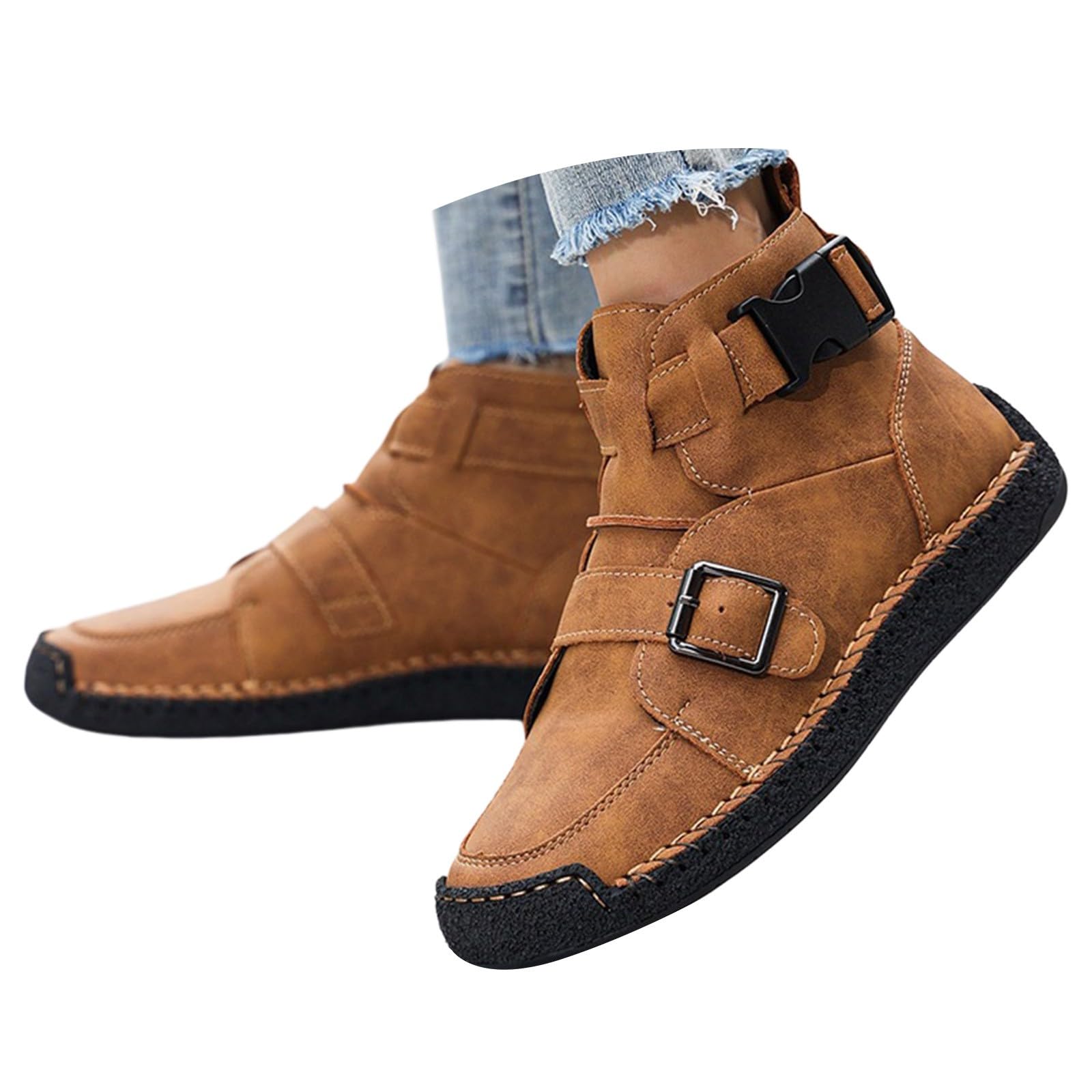 Scarpe da ginnastica da donna, in pelle, impermeabili, leggere, da