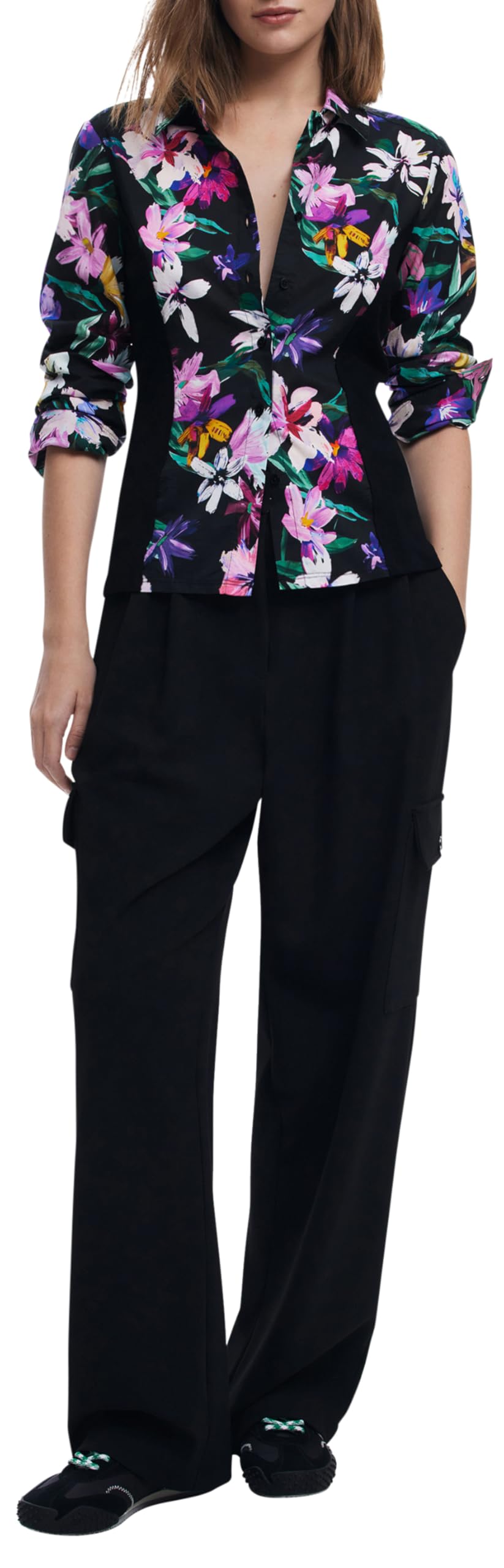 Desigual CAM_COSTADILLO, 2000 Negro, M
