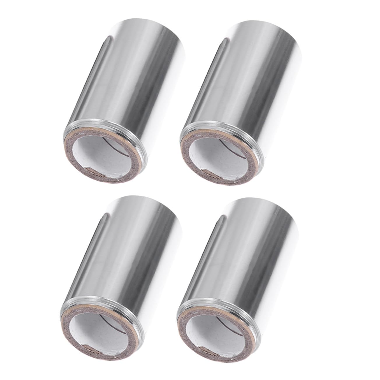 4 Rolls Hair Coloring Foil with Embossed Texture Hair Perm and Highlighting Wrap Tool for Salon and Nail Art Convenient Tear Tin Foil Accelerates Dye Development Multi-purpose