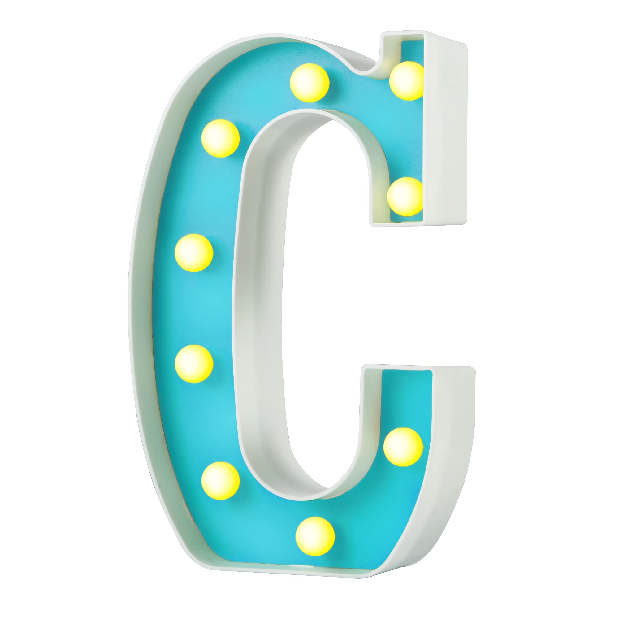 Photo 1 of  Life LED Marquee Light up Letters Battery Powered (C ORANGE)