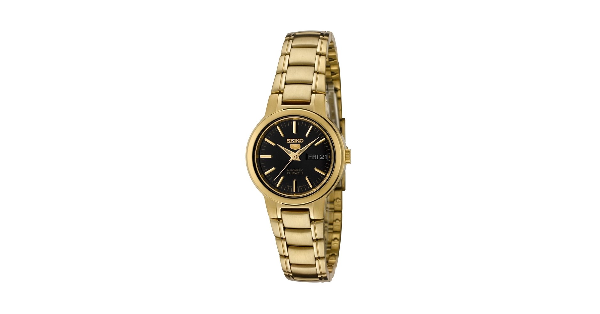 SEIKO 腕時計 ブラック ゴールド レディース オクタゴン ダイヤ 80’s Amazon.com: Seiko Women's SYME48 5 Automatic Black Dial Gold