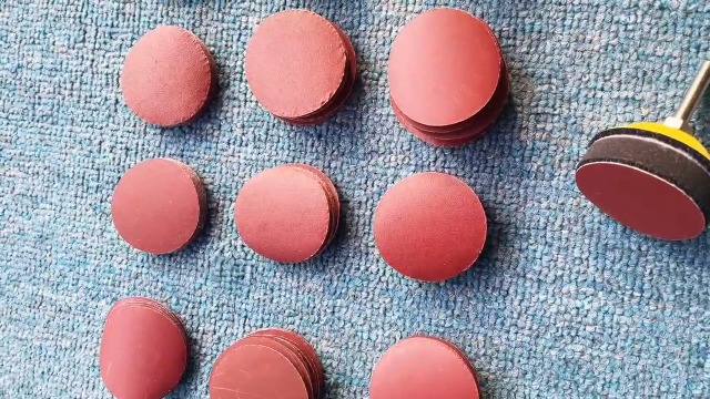 100 Dischi Abrasivi Velcrati 50mm - Grana 40 A 600 | Per Lucidatrici E Levigatrici