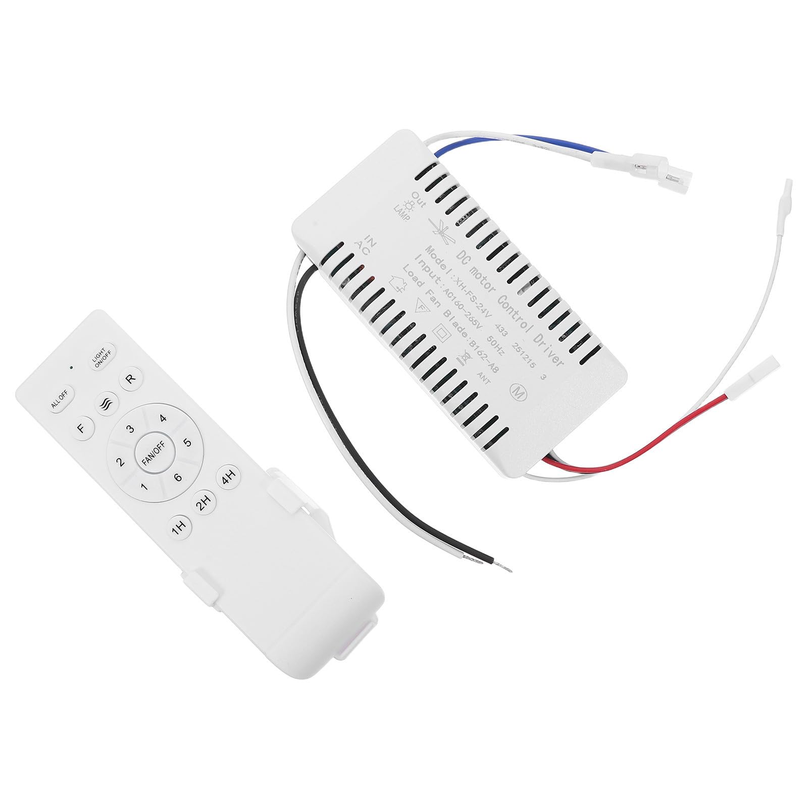 Controlador de ventilador de techo para fiestas de verano con mando a distancia MAGICLULU de 6 ritmos