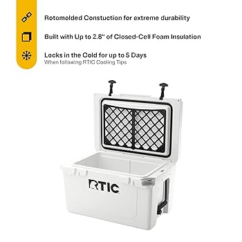 Amazon | Rtic 45 Cooler ホワイト | RTIC | クーラーボックス