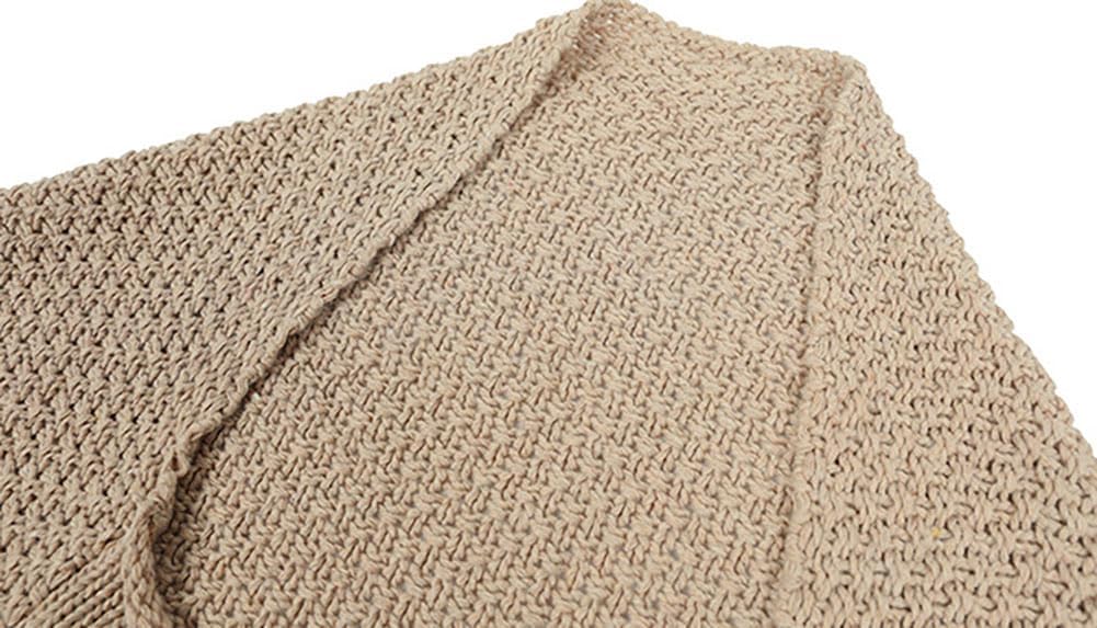 Sweater Shawl Wraps Women Winter Shawl Wrap Open Front Cardigan Cape Cashmere Shoulder Top Sweater Scarf Shrug Sleeve - Image 6