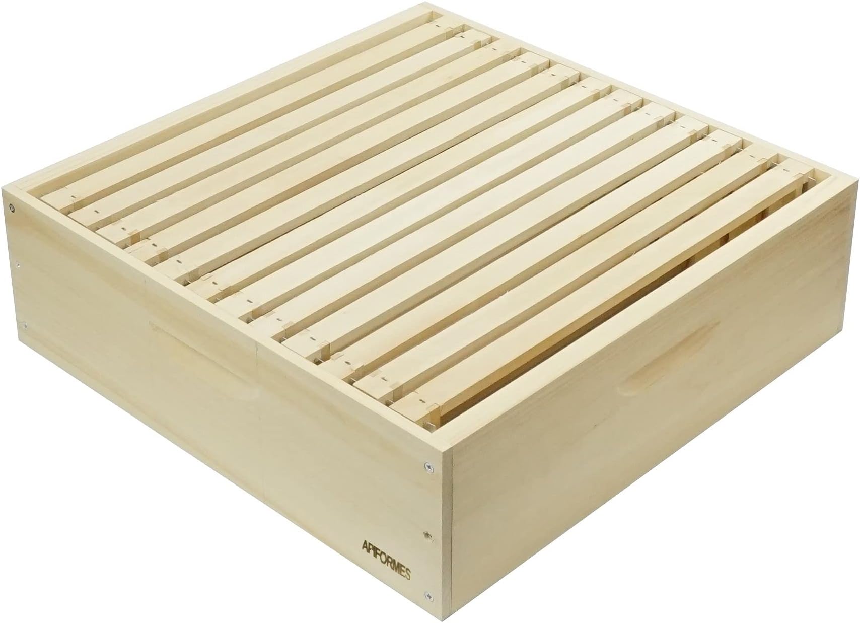 Apiformes Dadant (DAD12) Frame with 12 Frames, Wood and Prey 505X505X155 Bee House, apiary, Beekeeping Supplies Apiformes