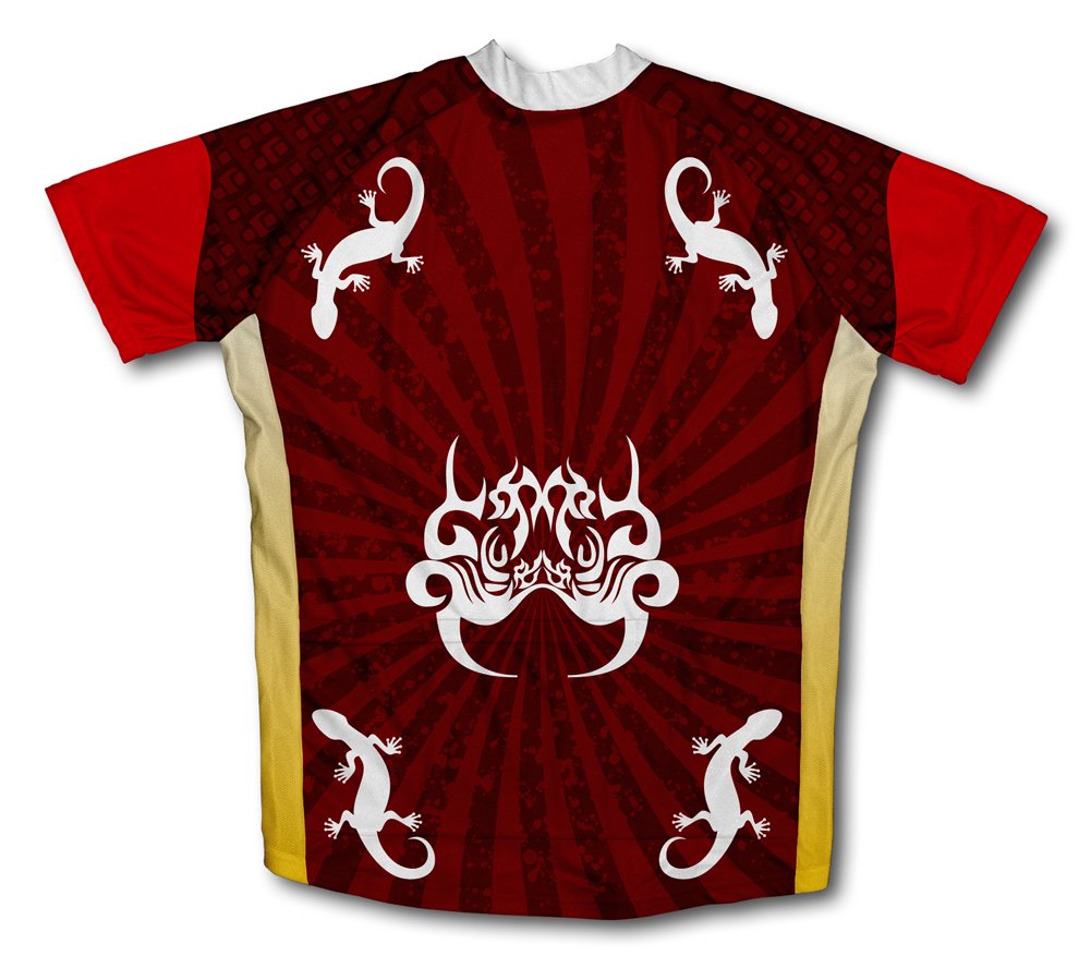 Red Lizard Desert Short Sleeve Cycling Jersey for Women - Size 2XL