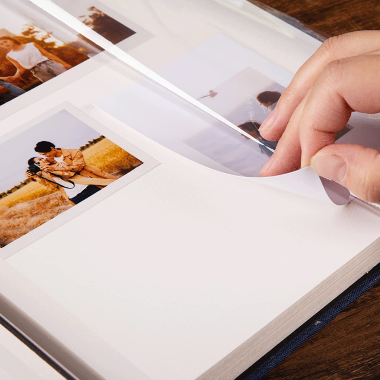 Fotoalbum DIY. Handgemachtes Souveniralbum for Paare, die über Plastik eingefügt werden, kann ein Fotoalbum mit großer Kapazität schreiben Fotobuch ( Color : 40 sheets/white paper , Size : Small )