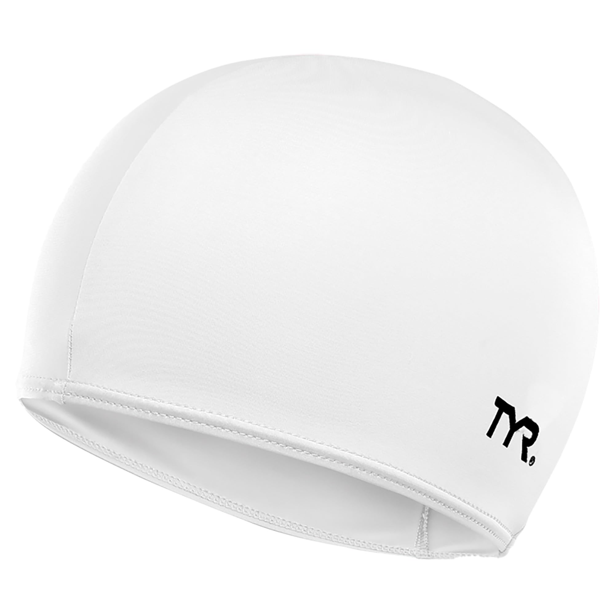 TYRLycra Fiber Adult Swim Cap for Women and Men - Recreational and Training Cap for Lap Swimming, Casual Use - UPF 50+ Sun Protection - Nylon/Lycra