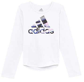 Amazon.com: adidas Girls' Long Sleeve Graphic Scoop Neck Tee
