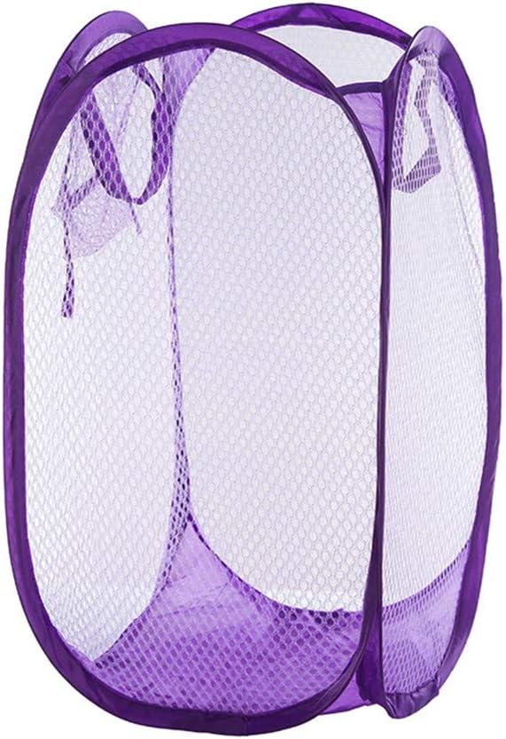 ZUOLUO Washing Baskets Kids Laundry Baskets Collapsable Laundry Baskets Folding Laundry Baskets Foldable Laundry Baskets Laundry Baskets For Bedrooms Purple,One Size